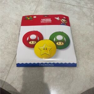 Nintendo Super Mario Lanterns - Red, Green, Yellow